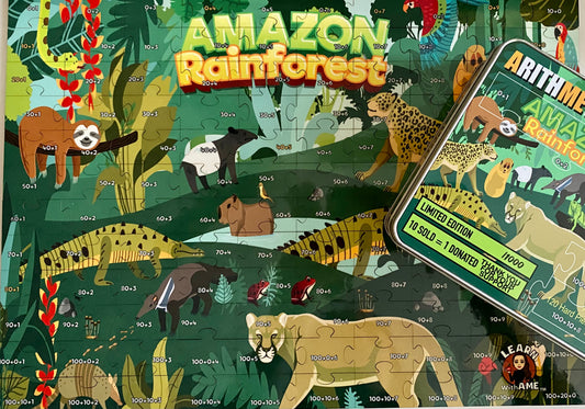 🦥Amazon Rainforest - 120 chart in Expanded form