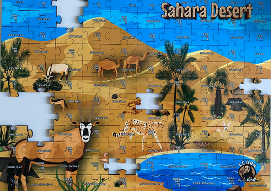 🐪 Sahara Desert - 1,200 chart in Expanded form 🧩